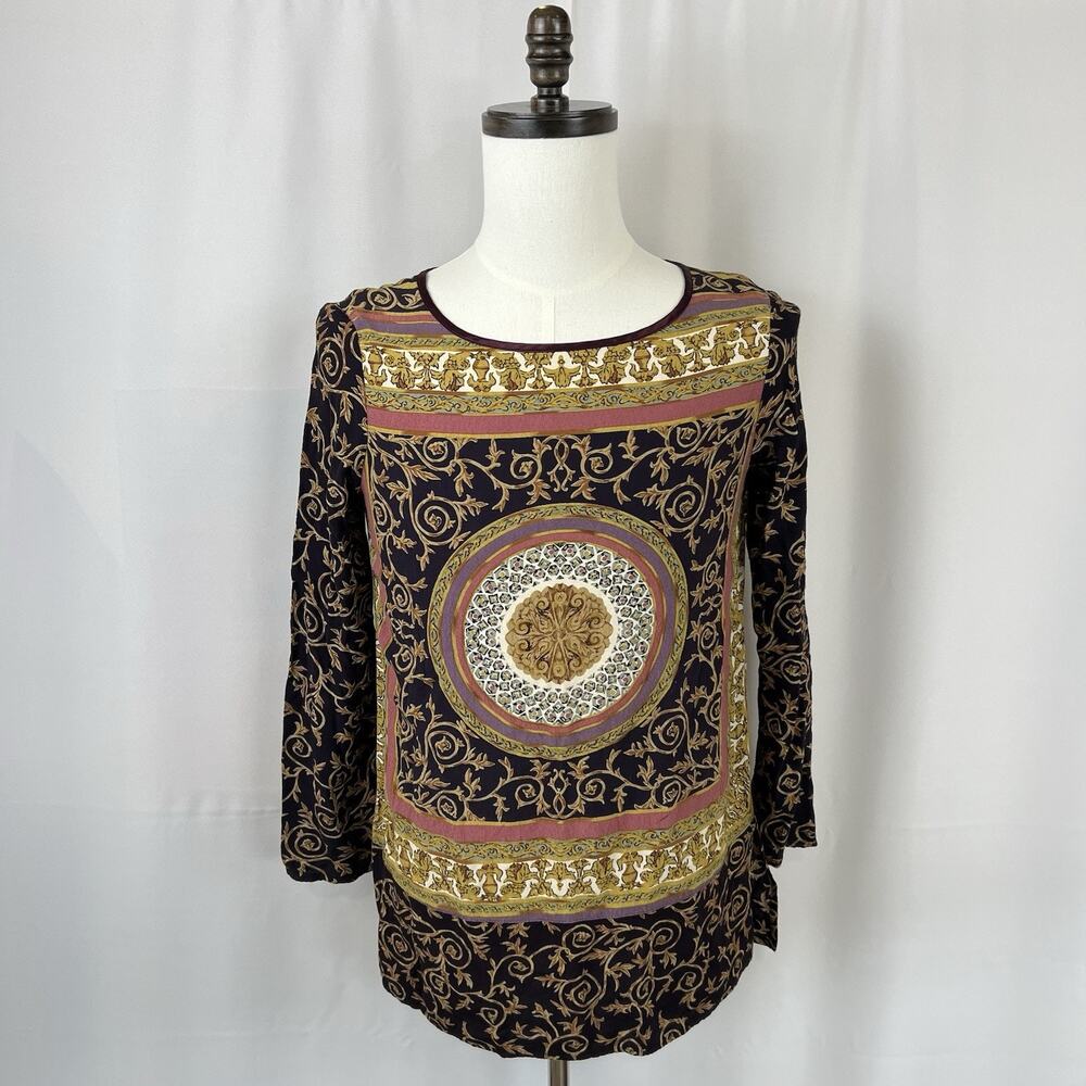 Saint Tropez Wear A Carole Little Company Women’s Top Size S Boho Fairy Whimsy